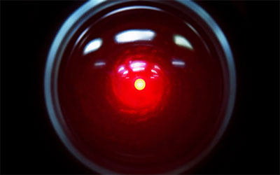 O ollo que todo o ve. HAL 9000